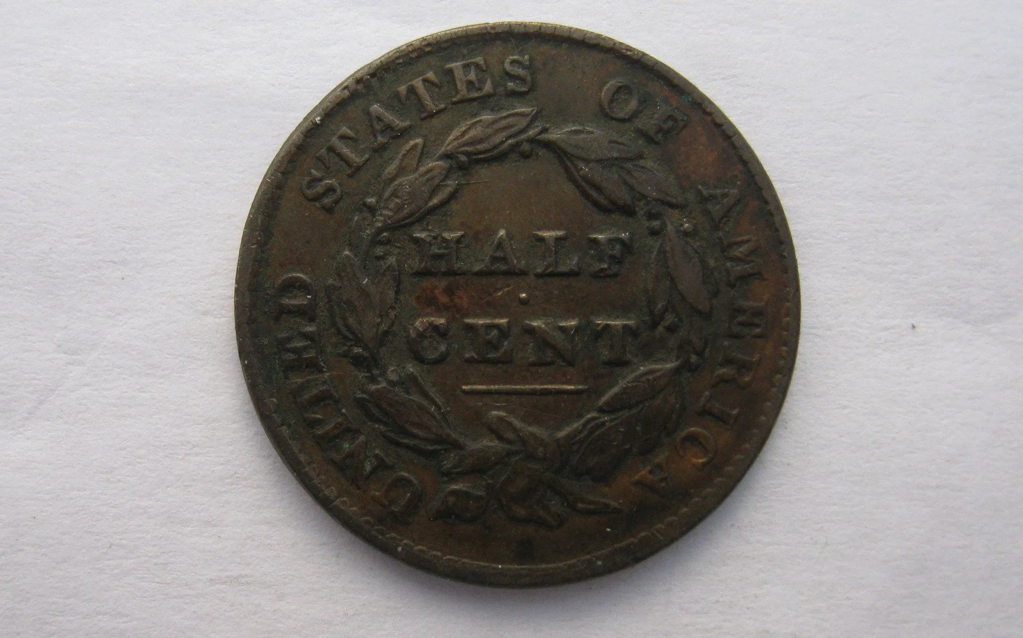 1828 Classic Half Cent  XF-40