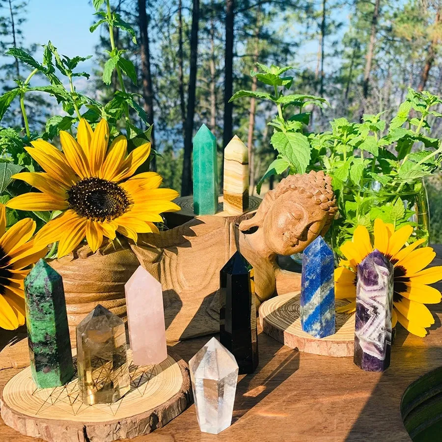 9-Piece Crystal Energy Healers Kit