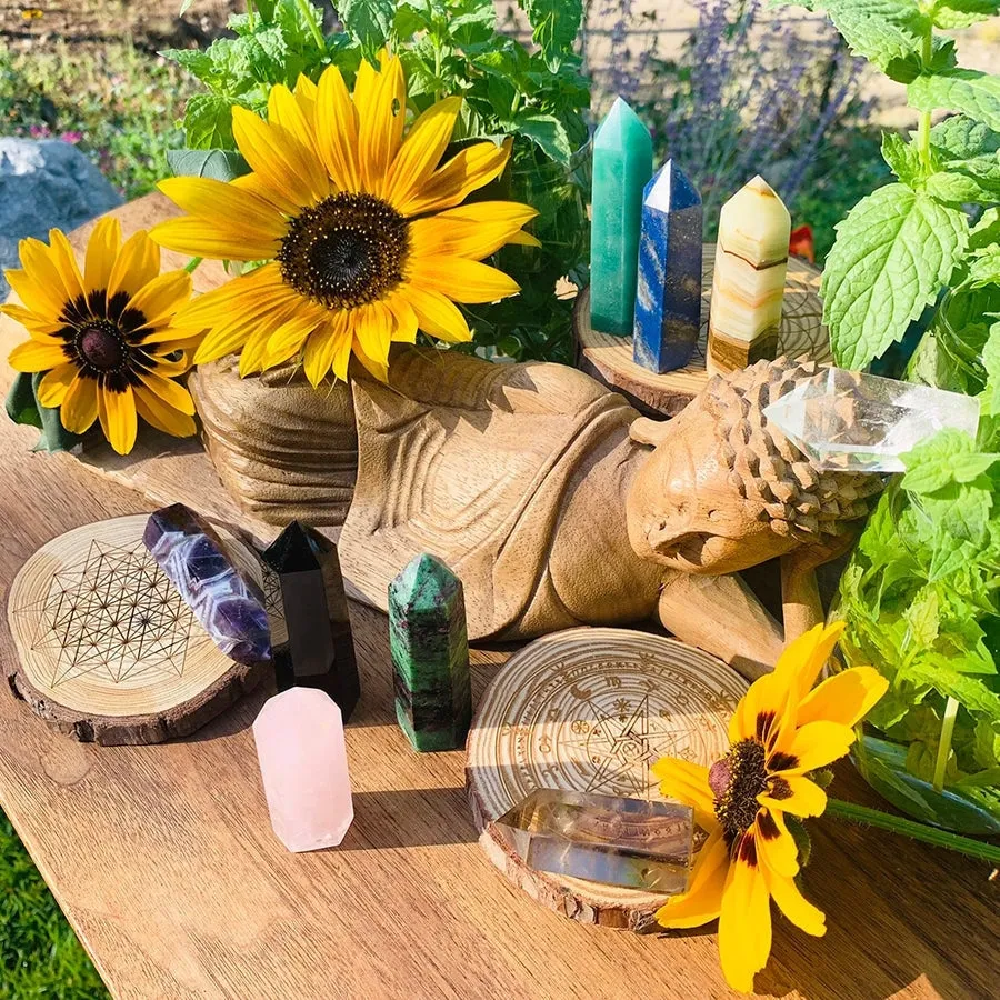 9-Piece Crystal Energy Healers Kit