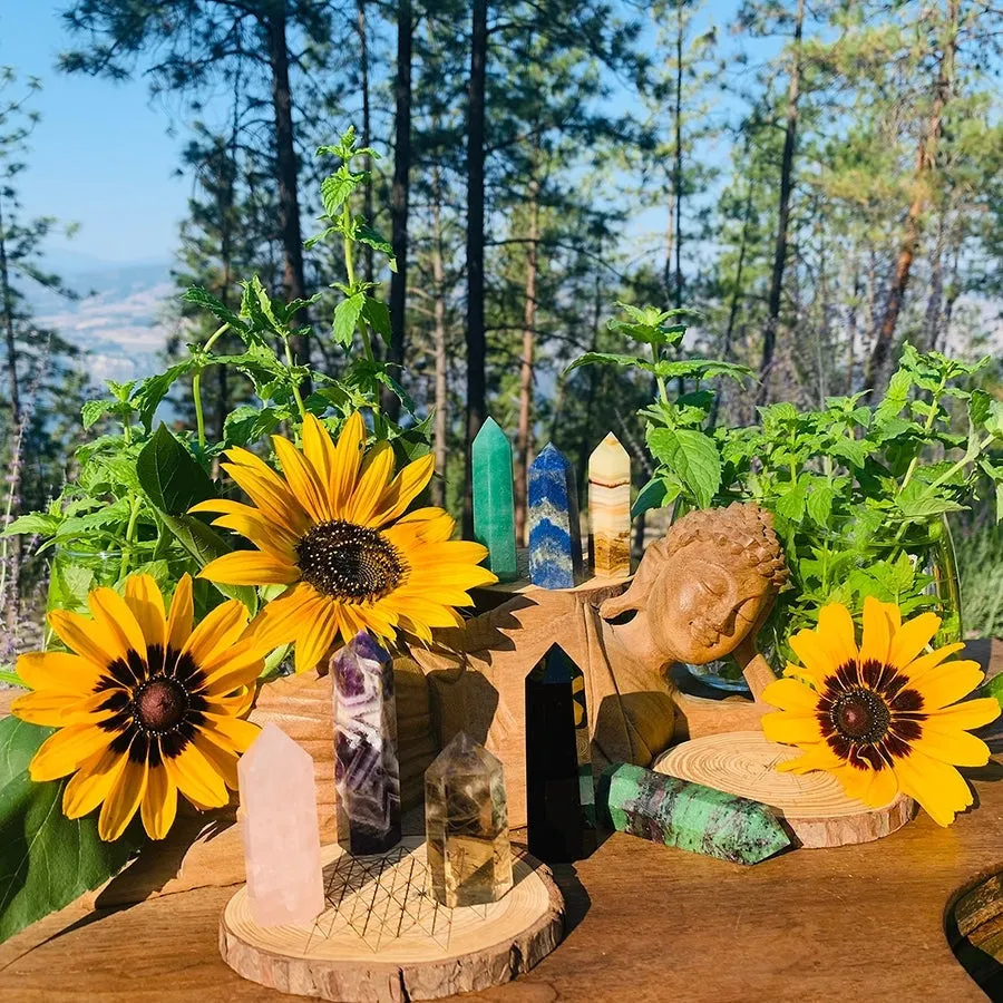 9-Piece Crystal Energy Healers Kit