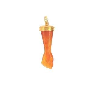 Amber Figa Fist Charm