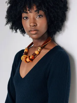 amber savanna necklace