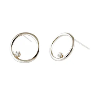 AZALEA SILVER STUDS
