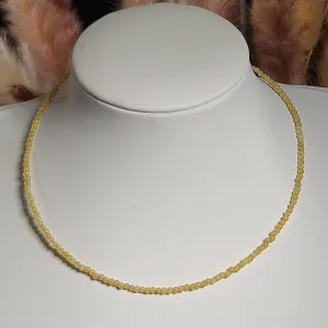 Baltic Butterscotch Amber Micro Round Choker/Layering Necklaces for Joy and Optimism