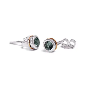 Banyan Blue Topaz Stud Earrings