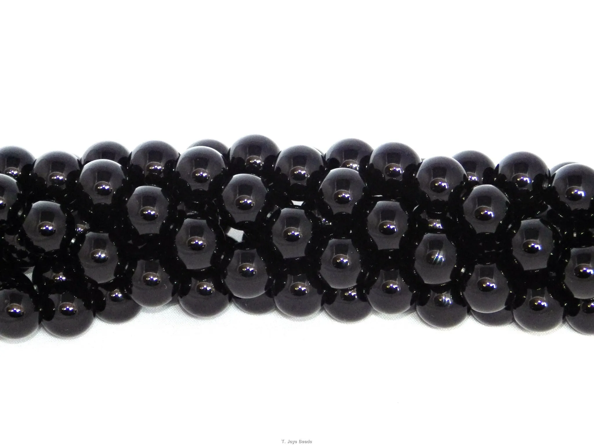 Black Onyx | Round Beads | 6mm | A Grade