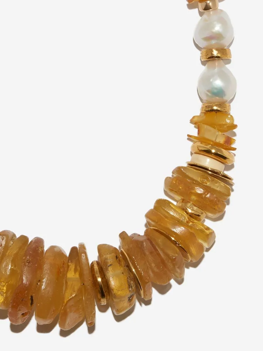 bronze collar necklace