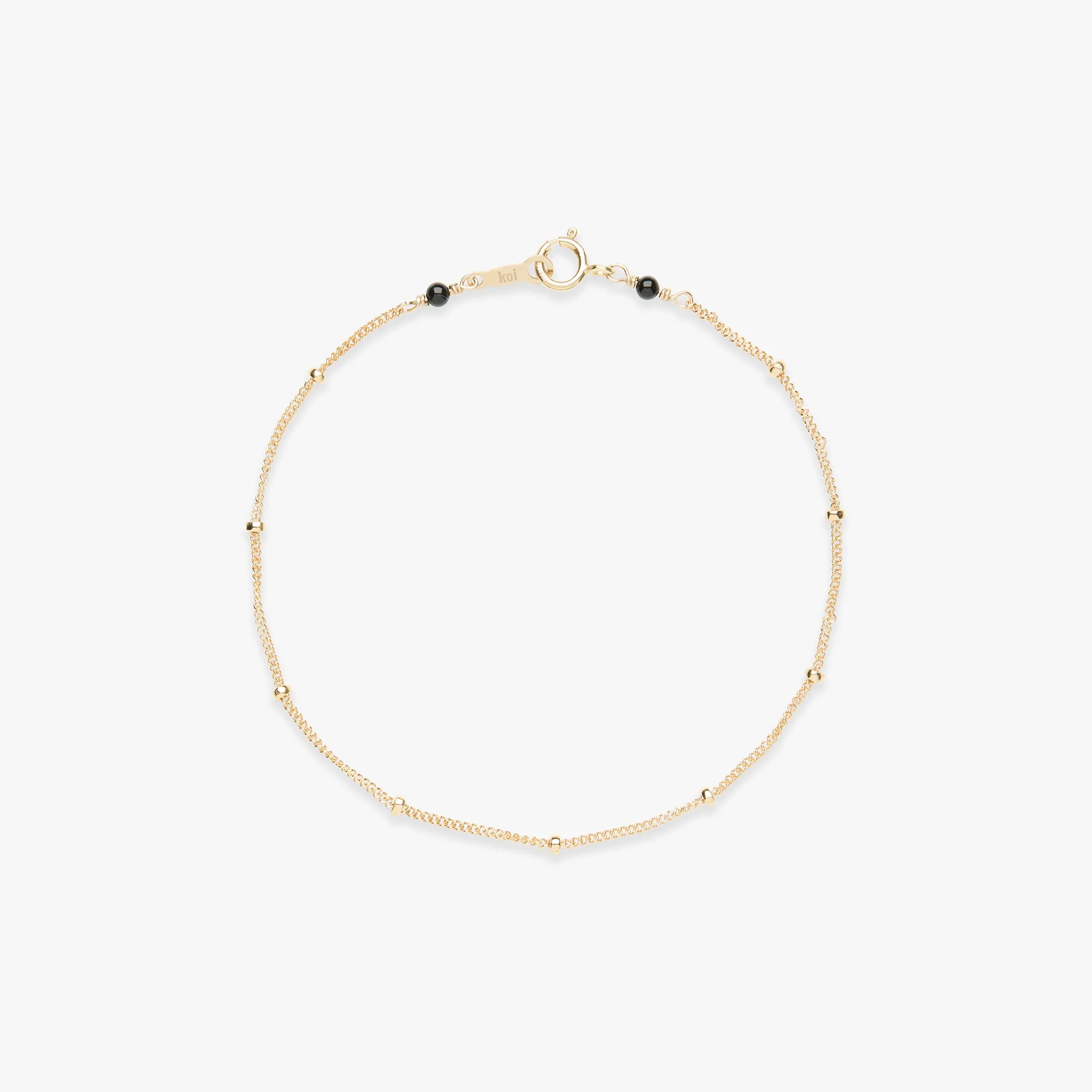 Caviar bracelet gold filled