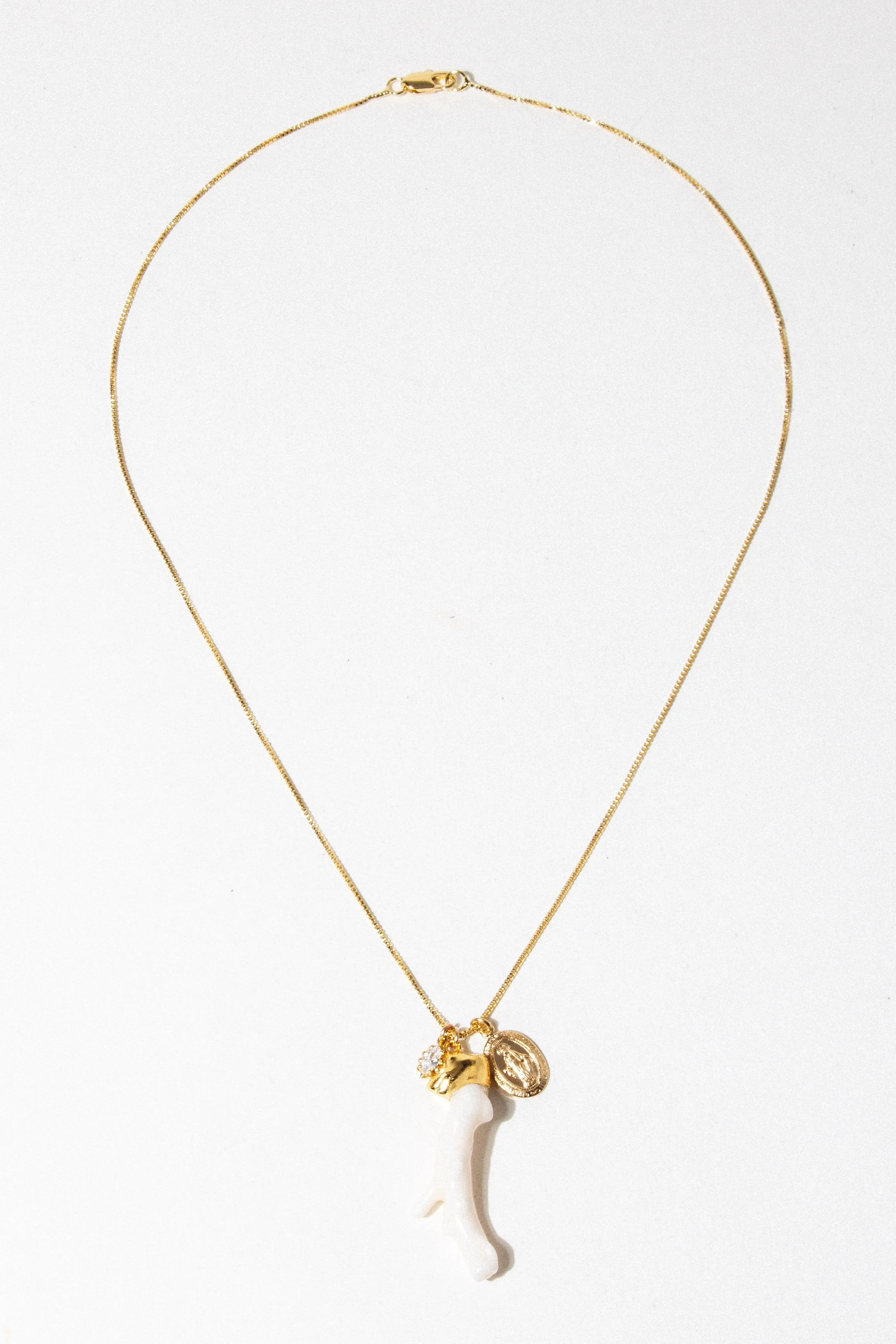 Coral Charm Necklace