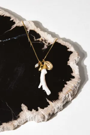 Coral Charm Necklace