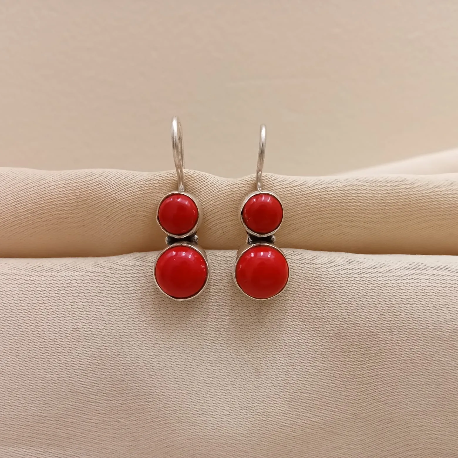 Cute Hydro Coral Earrings
