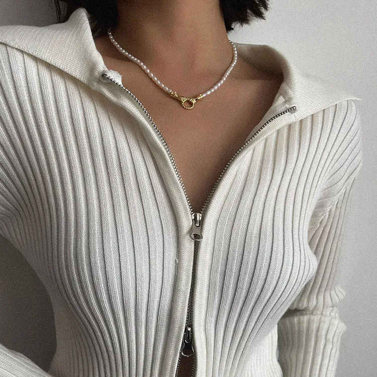 Dainty Natural Pearl Necklace