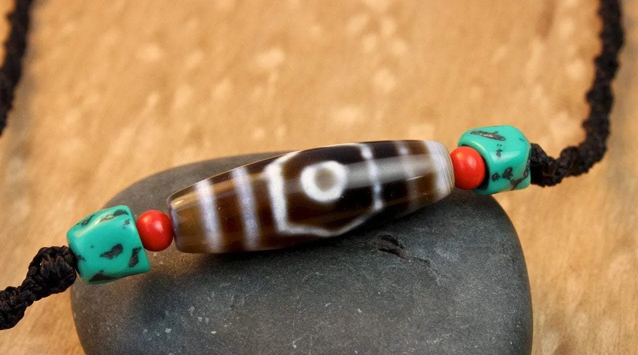 Dzi Bead Protection Necklace