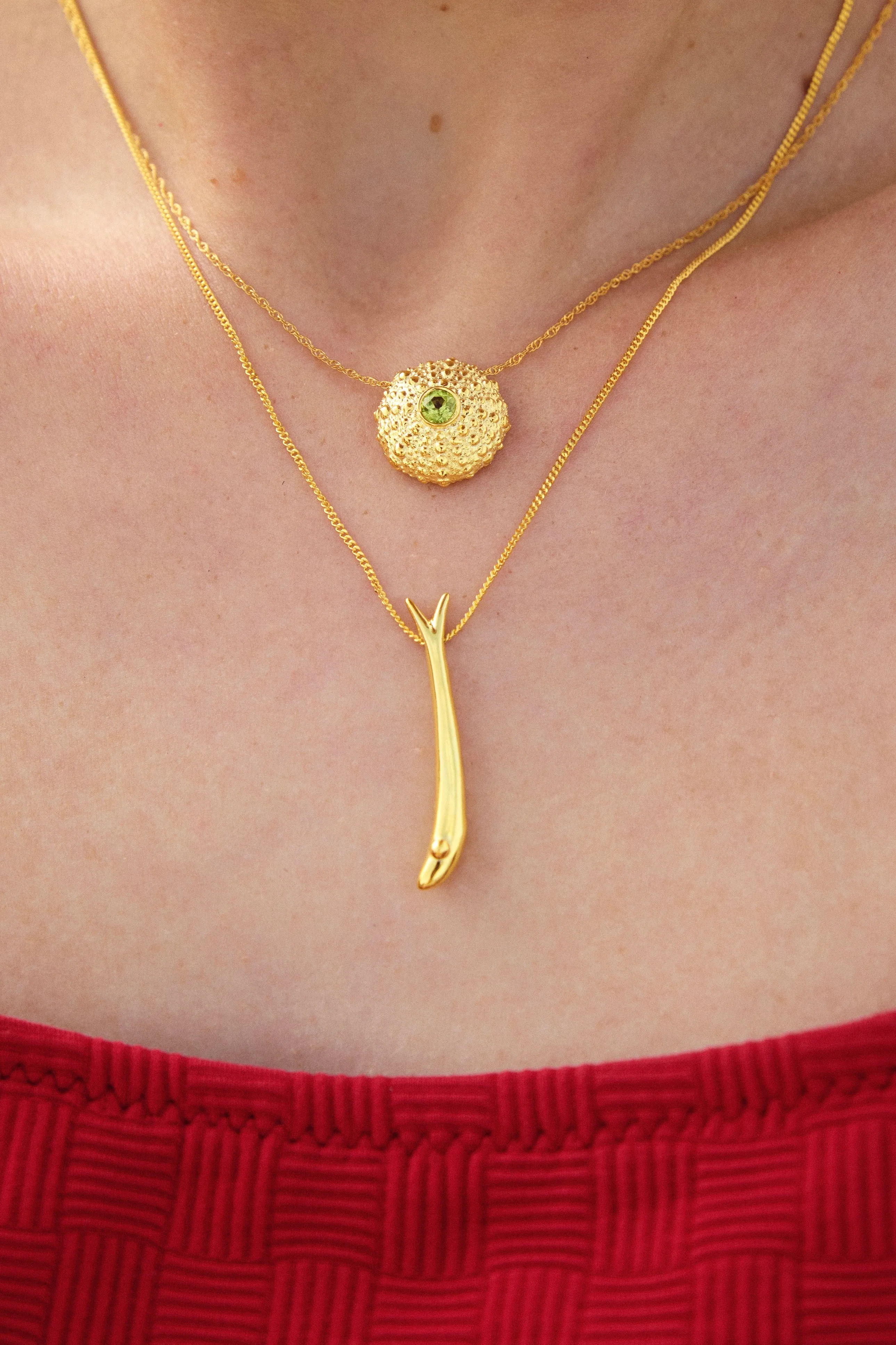 Feggeri Ahinos Peridot Necklace