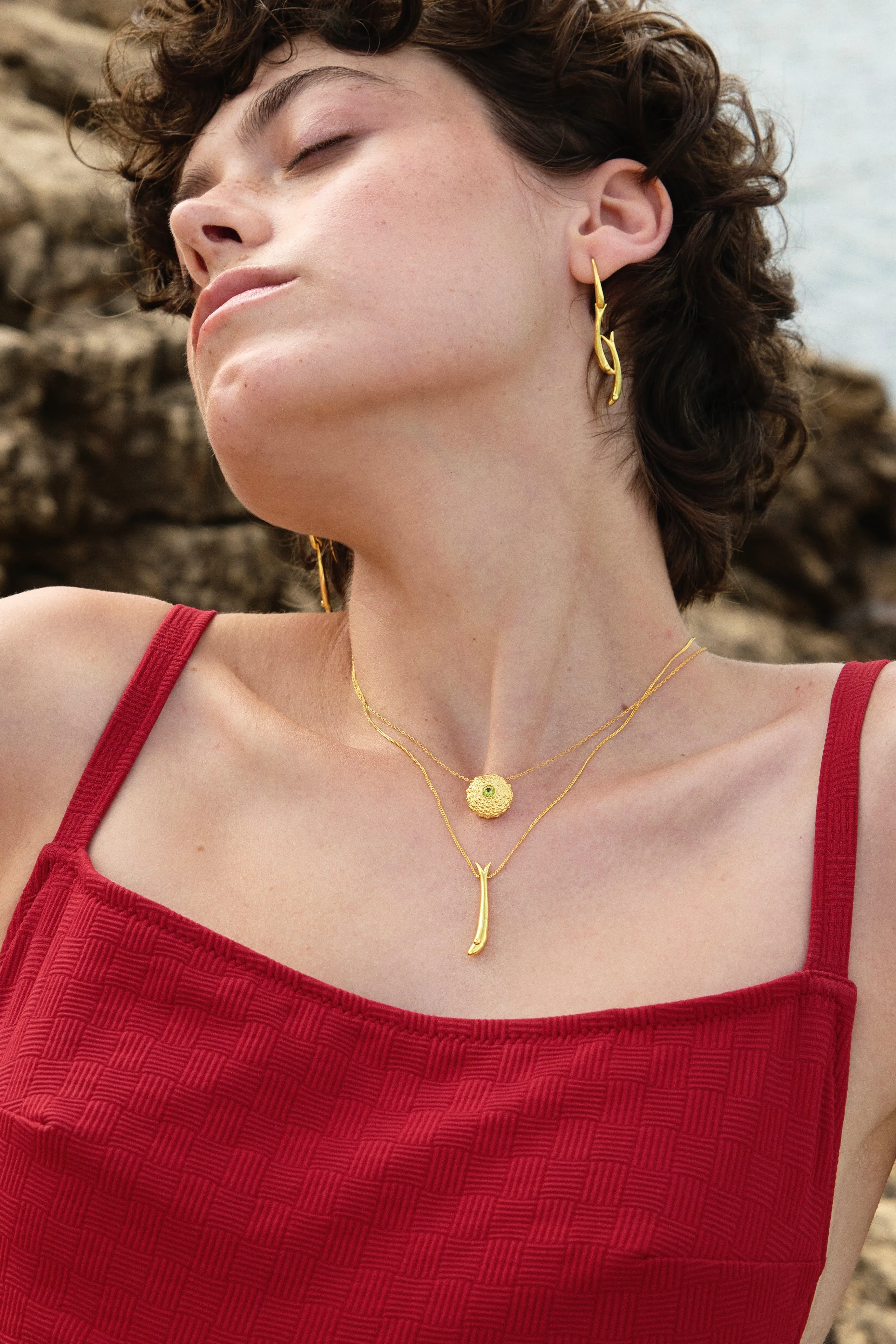 Feggeri Ahinos Peridot Necklace