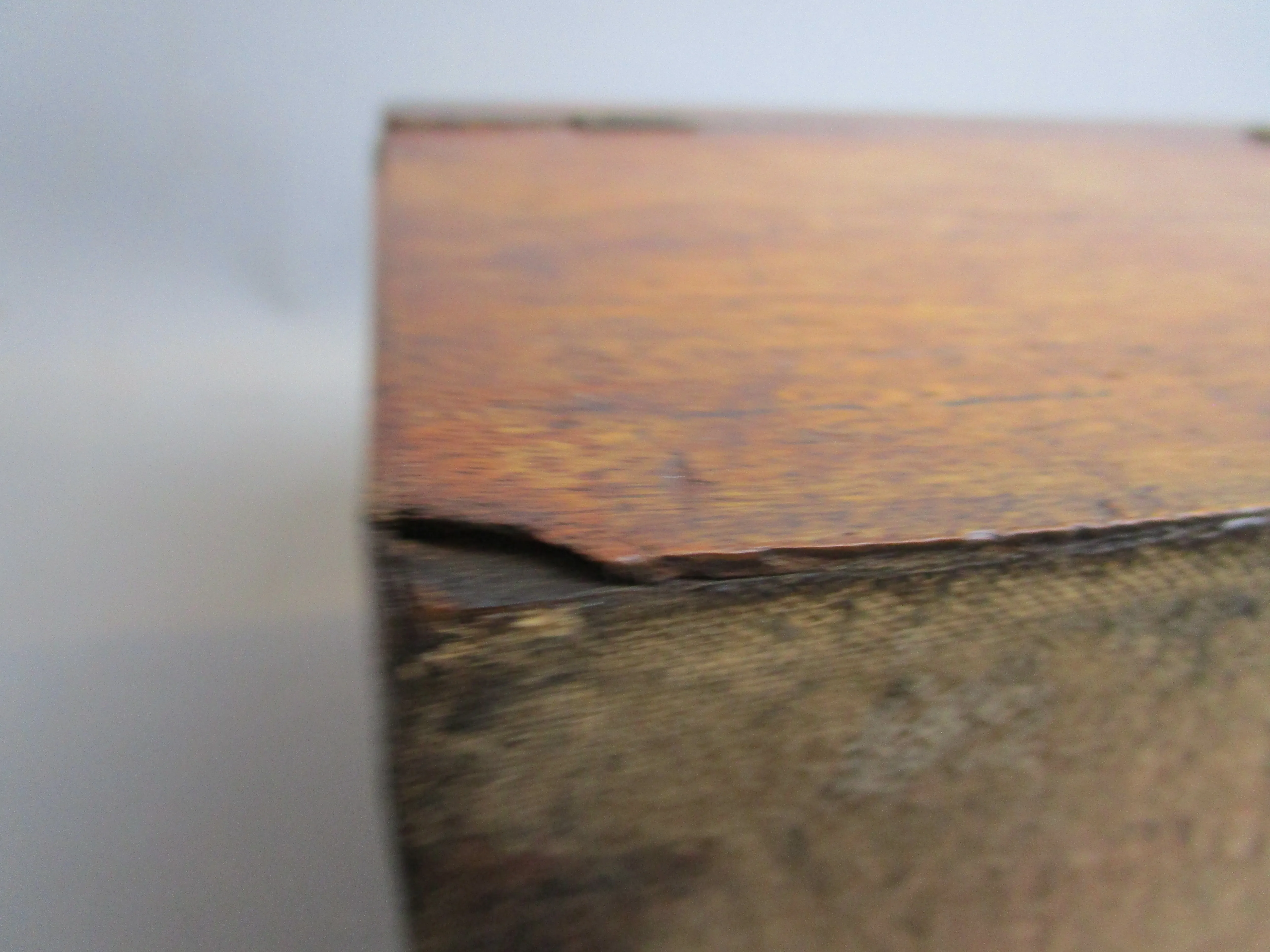 Inlaid Mahogany Tea Caddy Antique Georgian c1830
