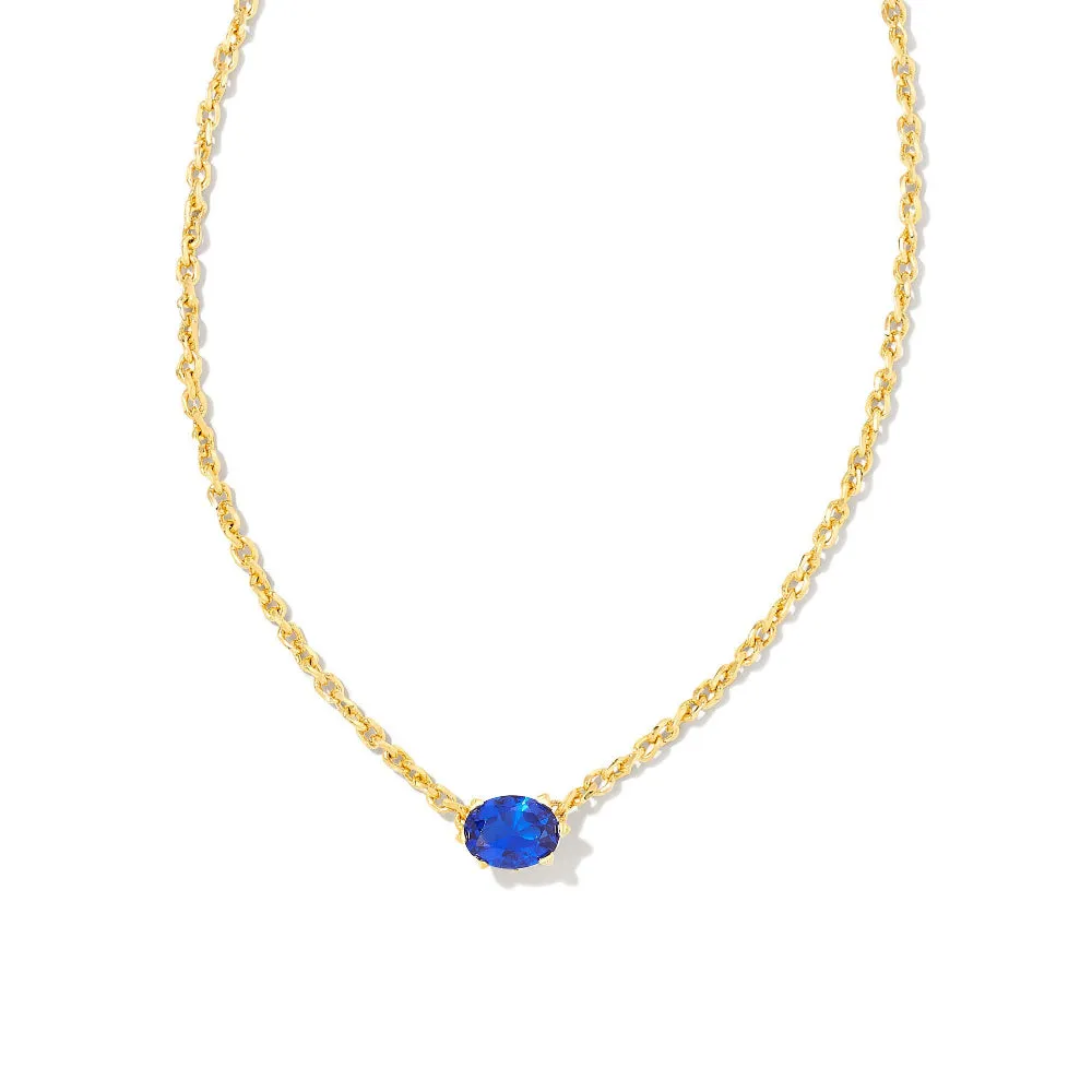 Kendra Scott Cailin Gold Crystal Pendant Necklace