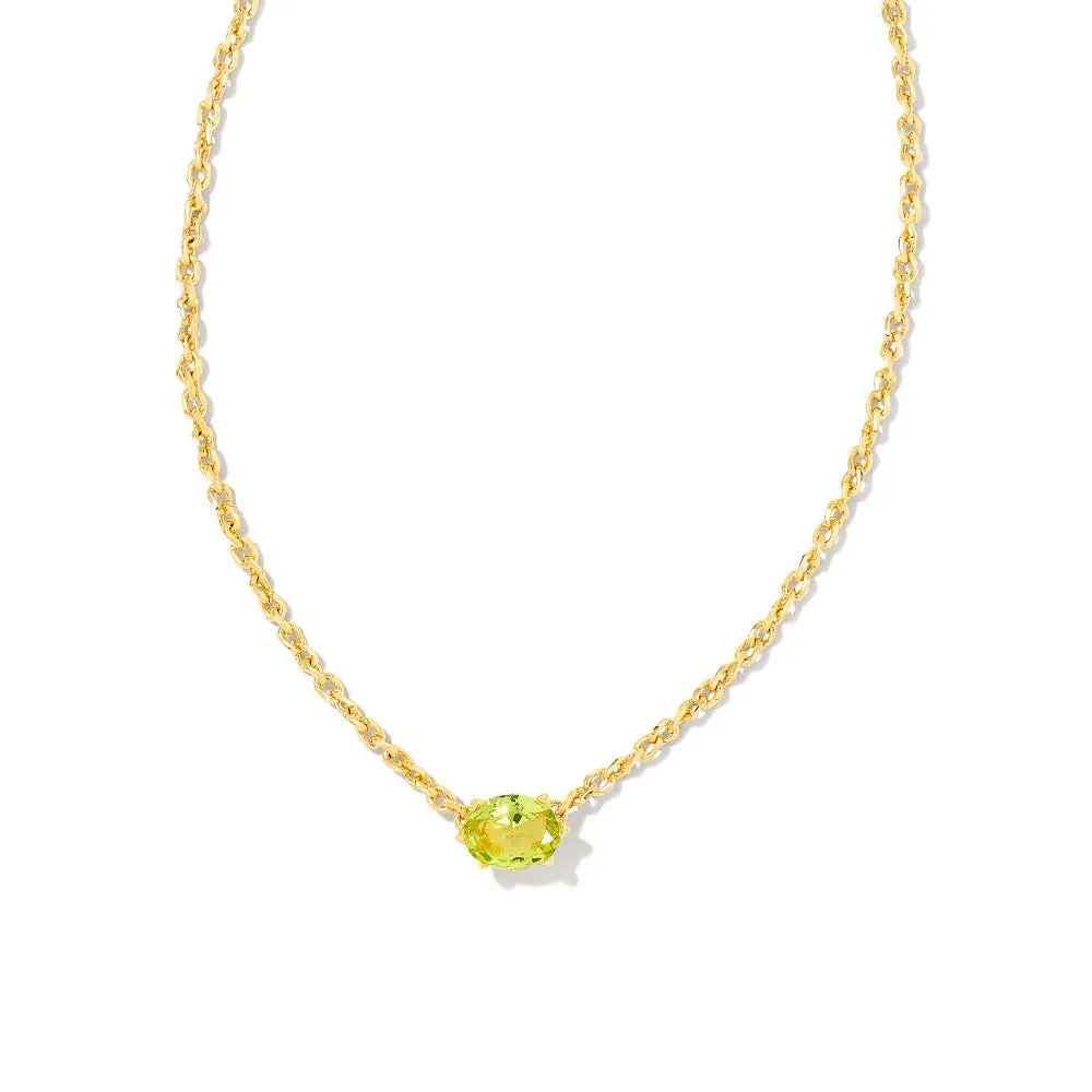 Kendra Scott Cailin Gold Crystal Pendant Necklace