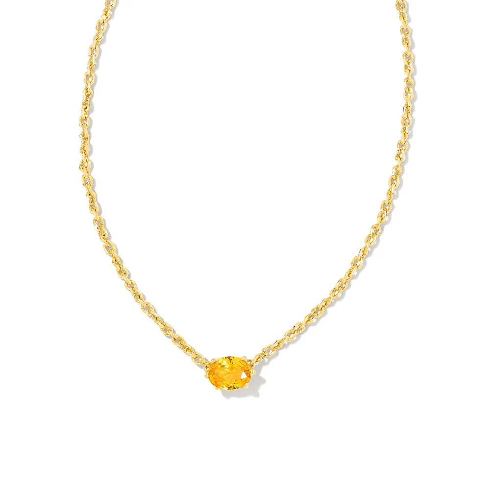 Kendra Scott Cailin Gold Crystal Pendant Necklace