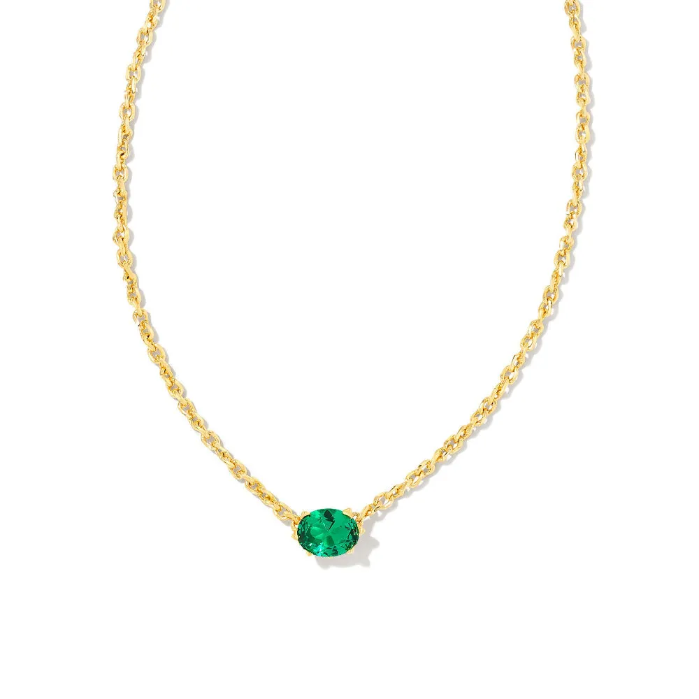 Kendra Scott Cailin Gold Crystal Pendant Necklace
