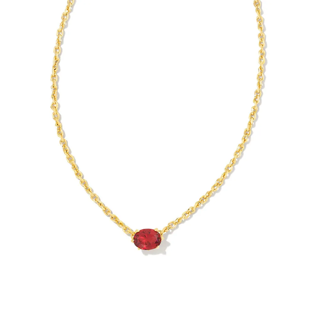 Kendra Scott Cailin Gold Crystal Pendant Necklace