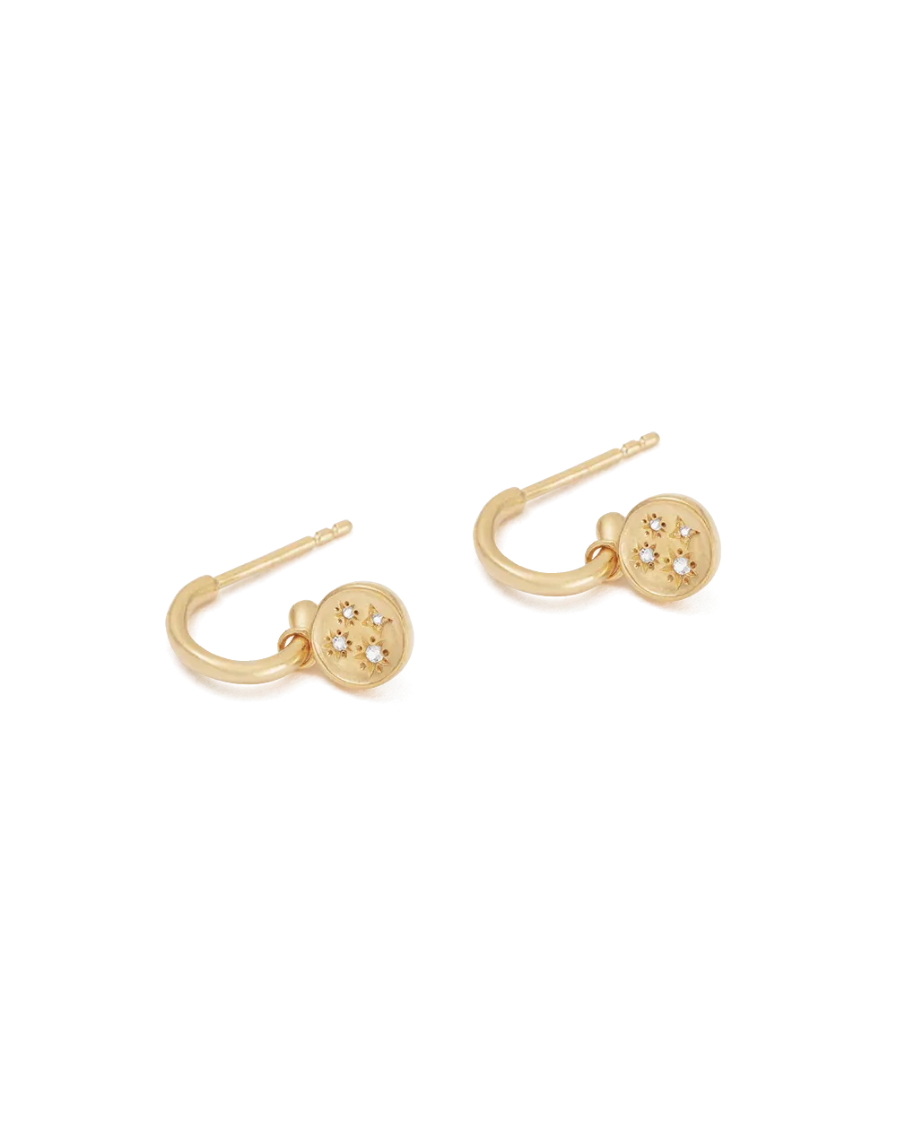 Kirstin Ash Lilac Skies Hoops, Gold