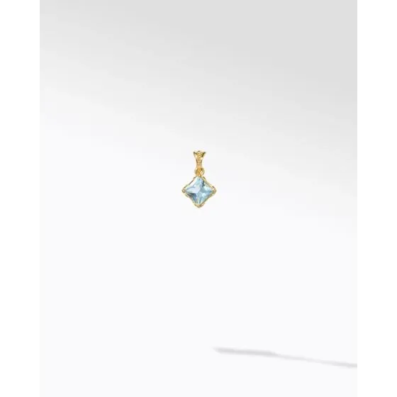 Konstantino Alexandria 18K Yellow Gold Sky Blue Topaz Pendant
