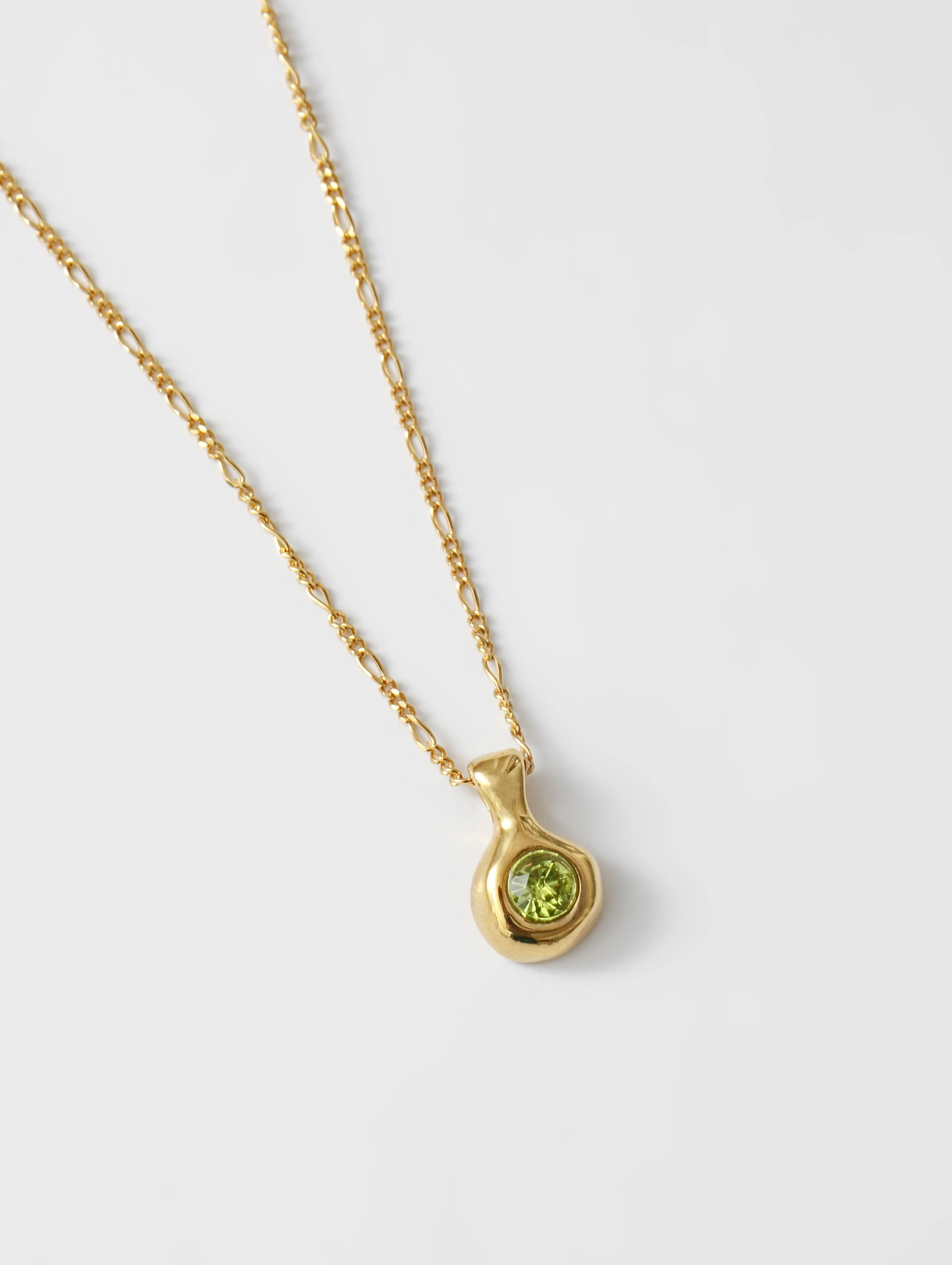Liv Necklace in Green and Gold (Sample)