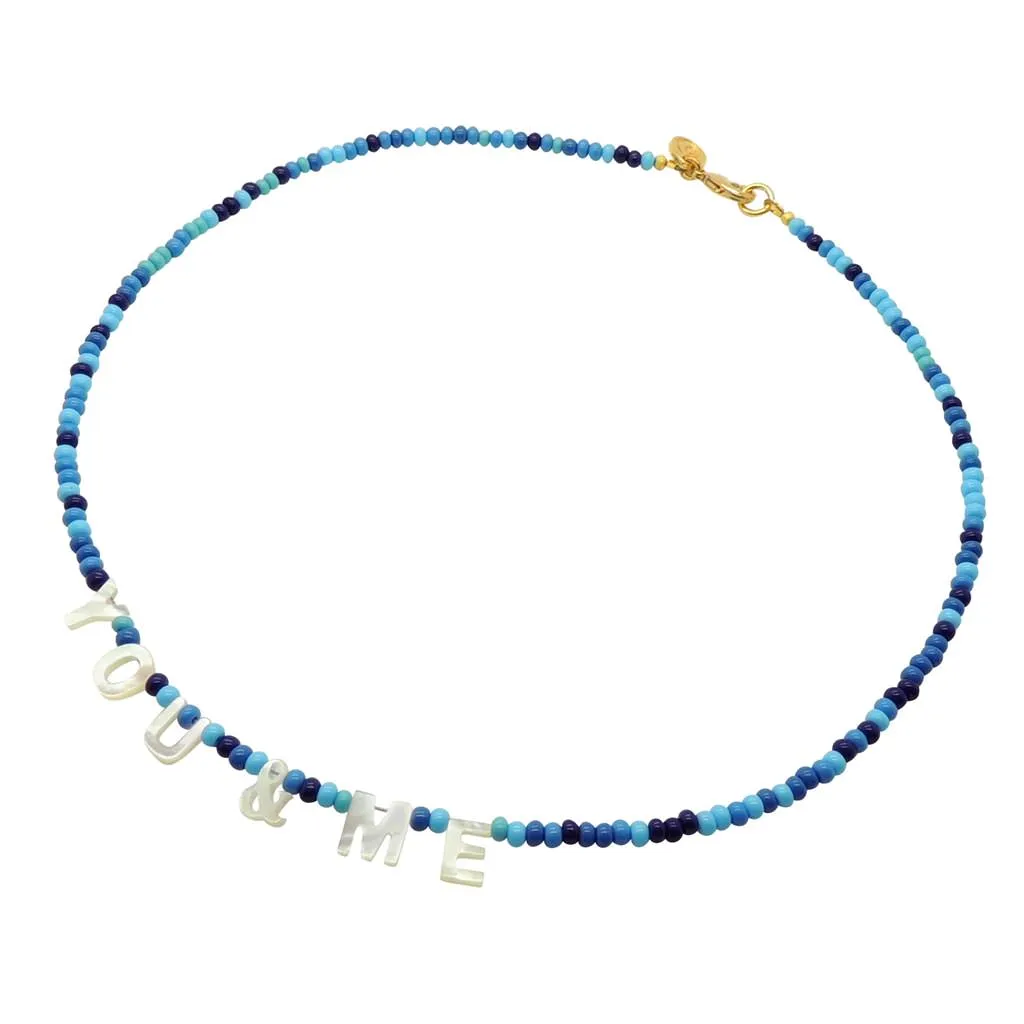 Me & You, You & Me Glass Bead Mix Necklace