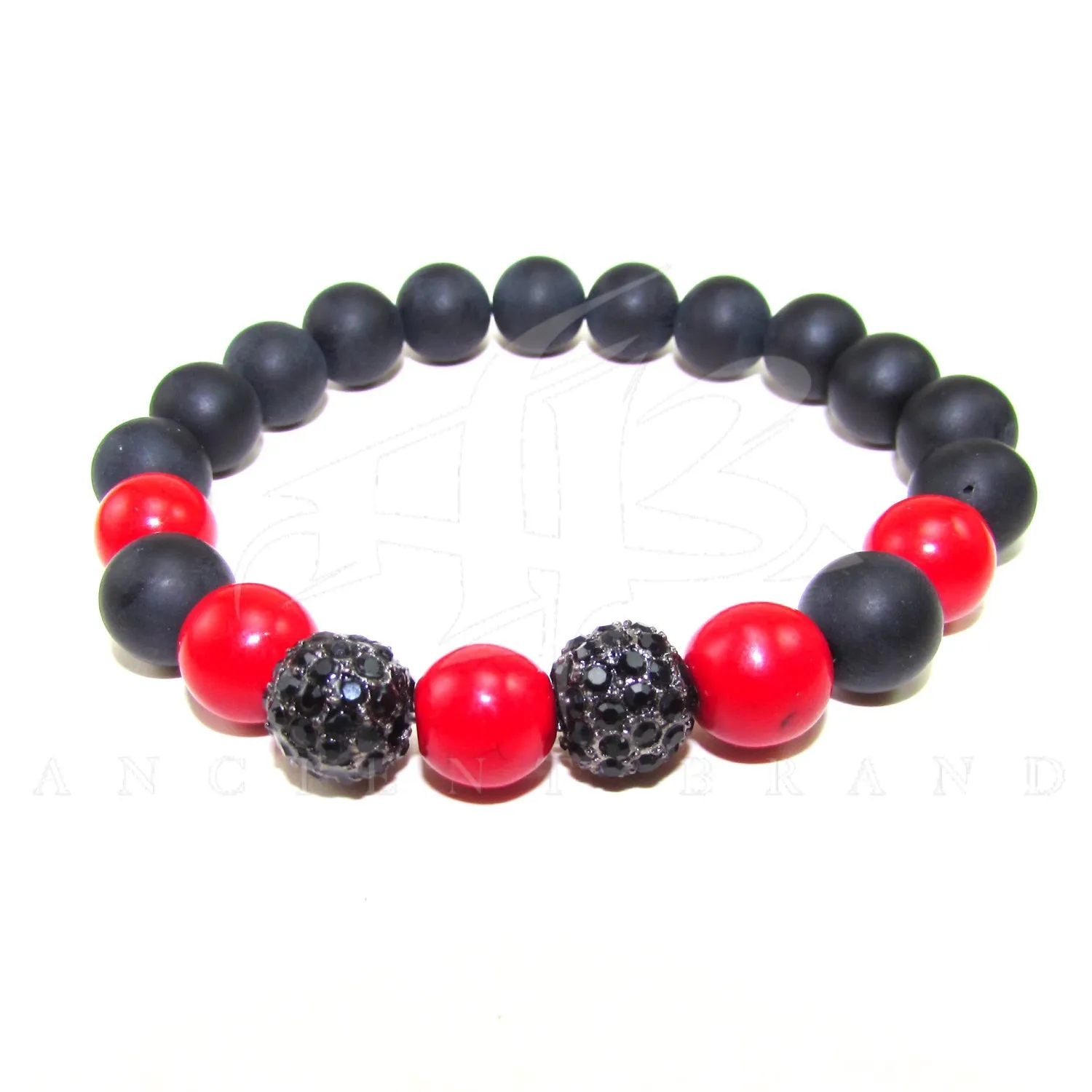 Michael Fire Beaded Bracelet