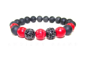 Michael Fire Beaded Bracelet