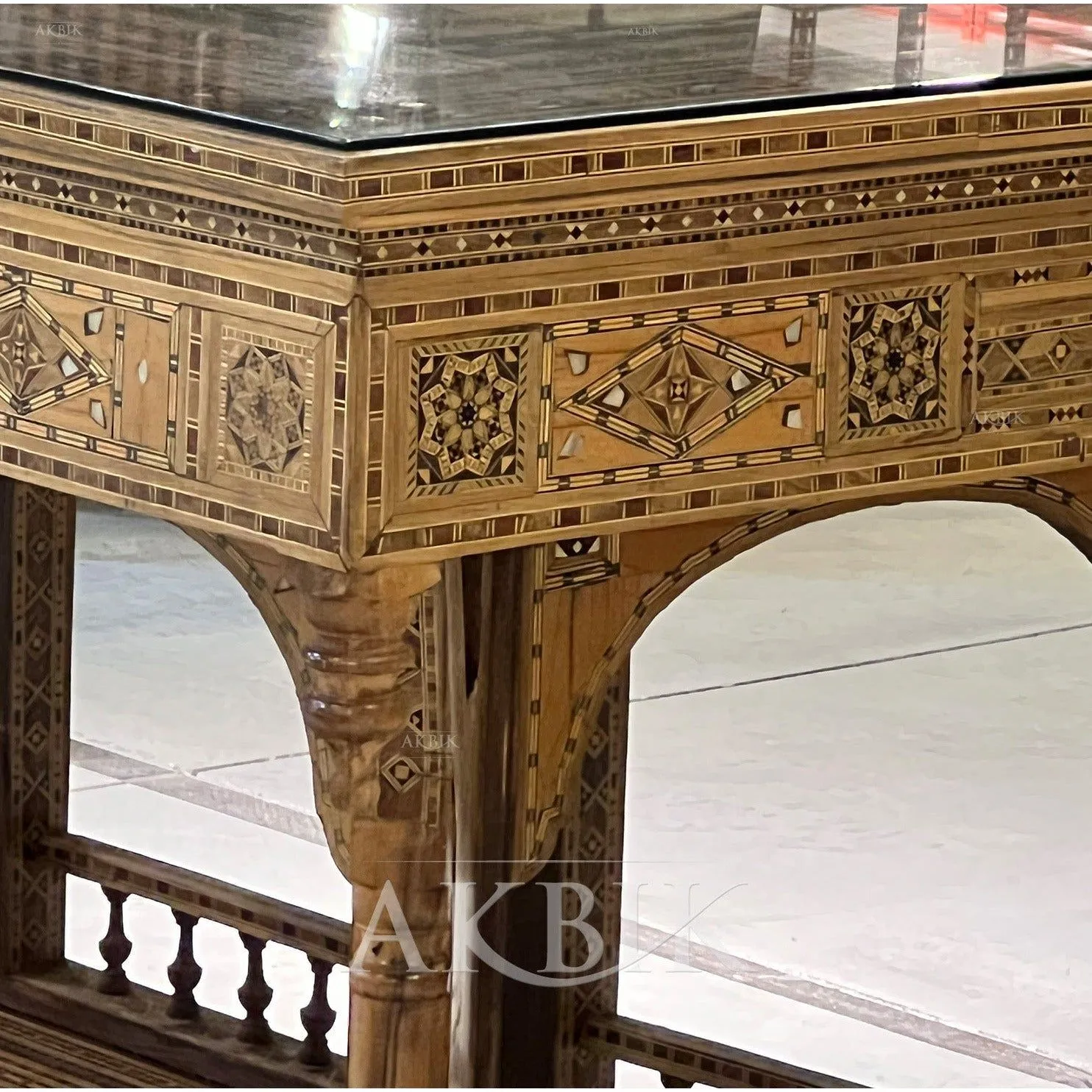 Mosaic Foyer, Library Table