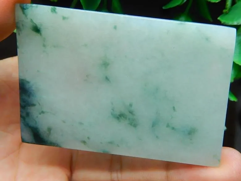Natural Jade Jadeite Raw (38g, 68X45X3.6mm)