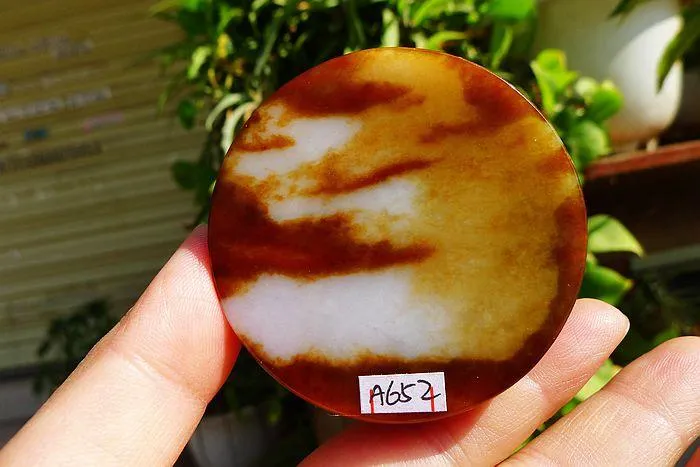Natural Jade Rough Jadeite Raw (124g,5.45X1.55cm)
