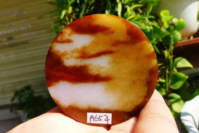 Natural Jade Rough Jadeite Raw (124g,5.45X1.55cm)