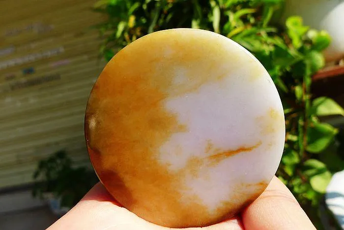 Natural Jade Rough Jadeite Raw (124g,5.45X1.55cm)