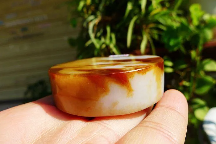 Natural Jade Rough Jadeite Raw (124g,5.45X1.55cm)
