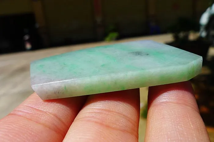 Natural Jade Rough Jadeite Raw (25g,5.5X2.6X0.55cm)