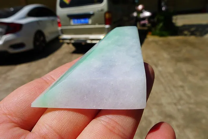 Natural Jade Rough Jadeite Raw (41g,6.1X3.8X0.8cm)