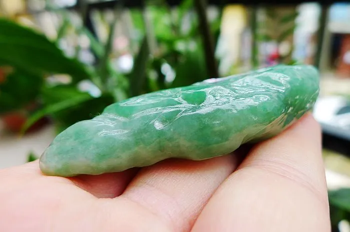 Natural Jade Rough Jadeite Raw (45g,7.3x2.8x1.38cm)
