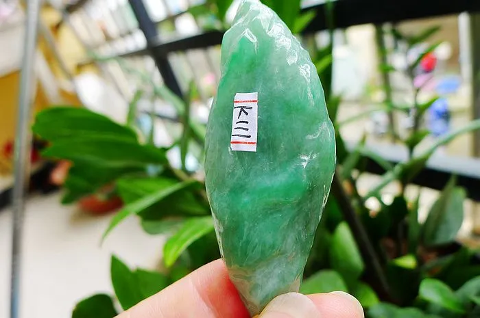 Natural Jade Rough Jadeite Raw (45g,7.3x2.8x1.38cm)