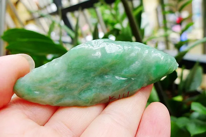 Natural Jade Rough Jadeite Raw (45g,7.3x2.8x1.38cm)