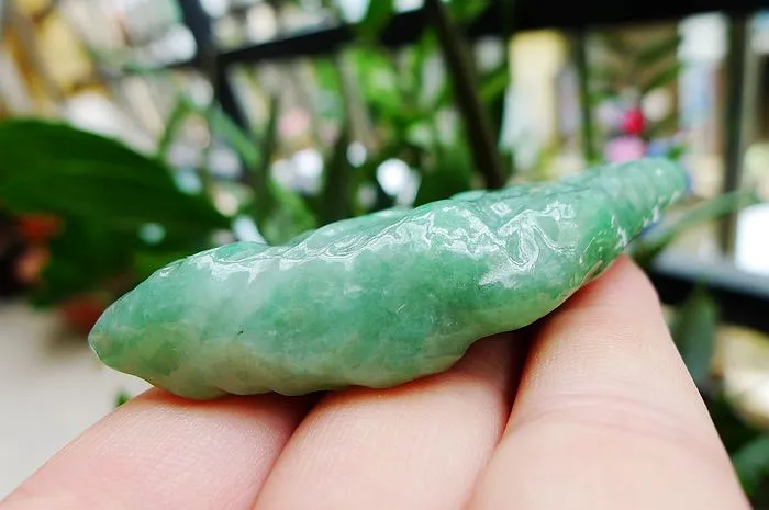 Natural Jade Rough Jadeite Raw (45g,7.3x2.8x1.38cm)