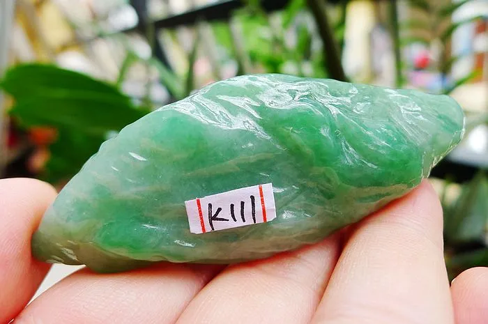 Natural Jade Rough Jadeite Raw (45g,7.3x2.8x1.38cm)