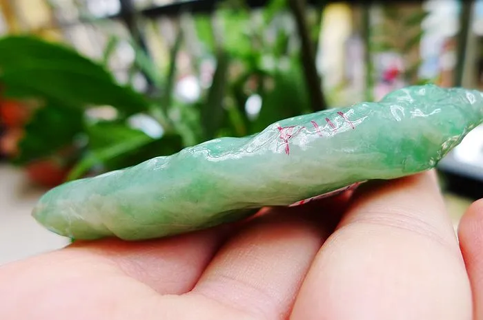 Natural Jade Rough Jadeite Raw (45g,7.3x2.8x1.38cm)