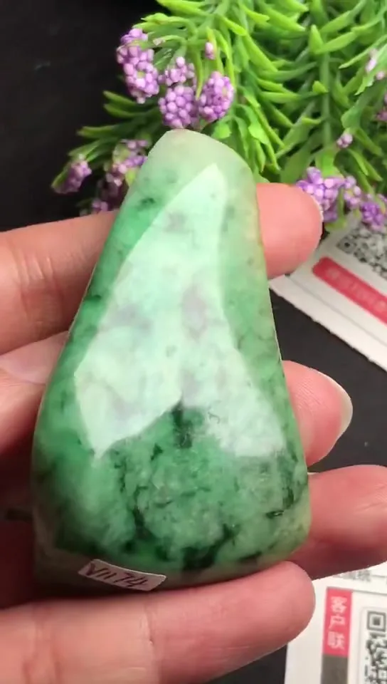 Natural Jade Rough Jadeite Raw (63g,6.2x3.6x2.2cm)-V1174