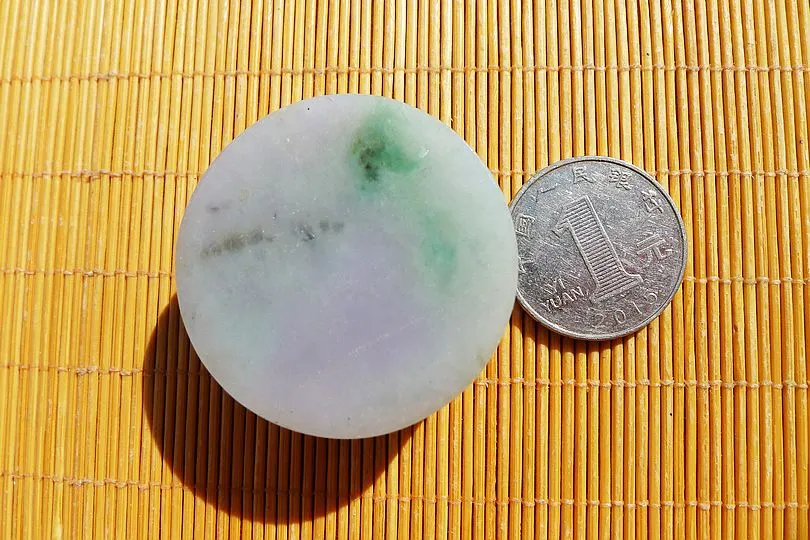 Natural Jade Rough Jadeite Raw (64g,3.9X3.9X1.6cm)