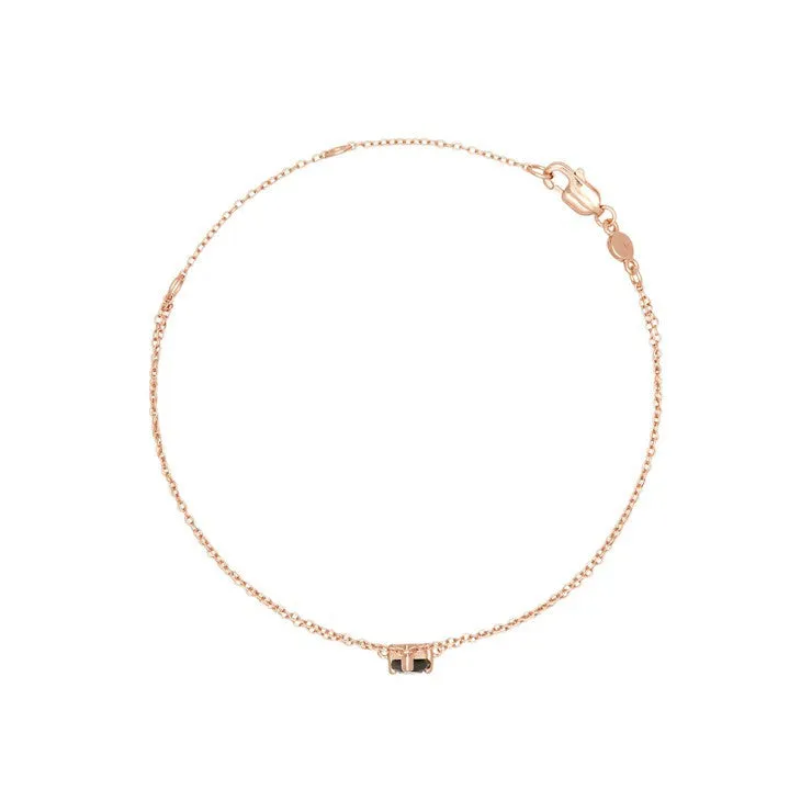 Palm Seeker Choker Bracelet- Rose Gold