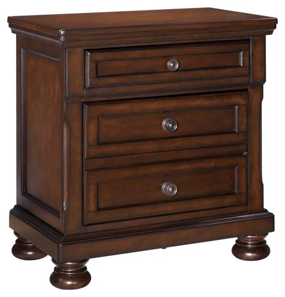 Porter Queen Panel Bed with Mirrored Dresser, Chest and Nightstand