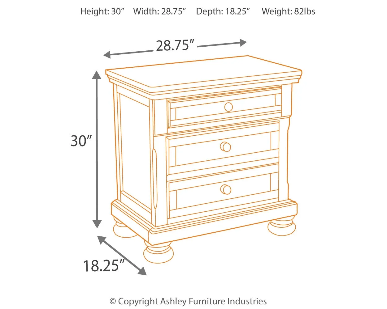 Porter Queen Panel Bed with Mirrored Dresser, Chest and Nightstand